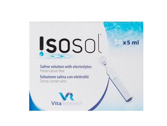 ISOSOL Kochsalzlösung 30 Monodosen 5 ml